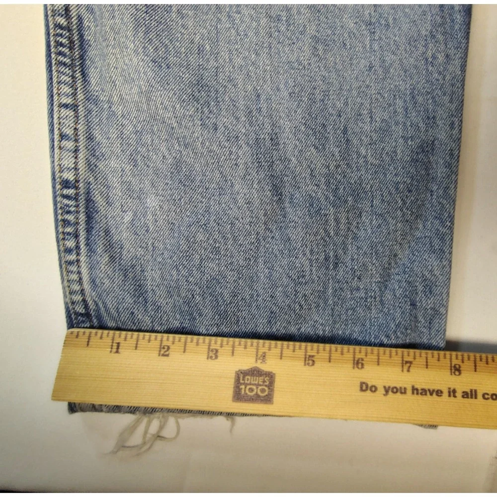 Levis 550 Relaxed Fit Jeans Mens 36x32 Light Wash Blue Vintage 90s Denim Tapered